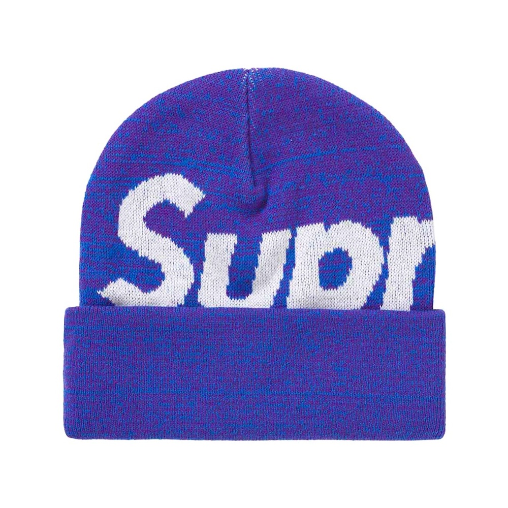 NWT SUPREME beanie in Blue static